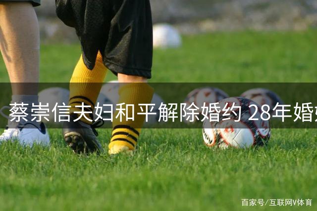 蔡崇信夫妇和平解除婚约 28年婚姻画句点不改商业版图
